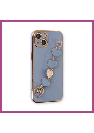 Gees Global Apple iPhone 14 Plus Uyumlu Kılıf Esila Silikon - Gri Gbzs