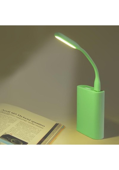 Beyaz Katlanabilir Usb Led Taşınabilir Okuma Işık Masa Lambası Bilgisayar Dizüstü Gece Aydınlatma