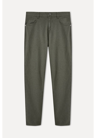Mudo Erkek Erkek Haki Slim Straight Fit Pantolon 1263988