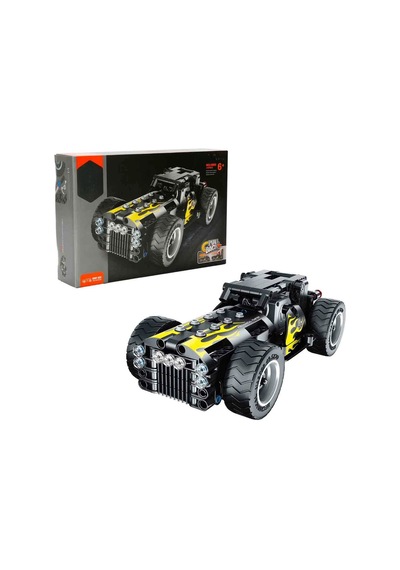 Eğitici 177 Parça Çek-bırak Motorlu Siyah Arazi Aracı Yapım Seti 6+ Yaş Çocuk Oyuncak