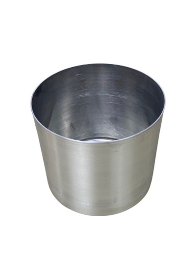 Cihan Çiçekçilik Galvaniz Saksı 15x15 Paslanmaz Metalik Çelik Çok Renkli