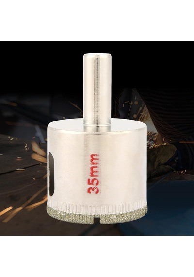 Delik Matkap Ucu, Porselen Mermer Cam Granit Karo 35mm 45mm 55mm Için Elmas Delik Testere Matkap Çekirdek Bit, Delik T