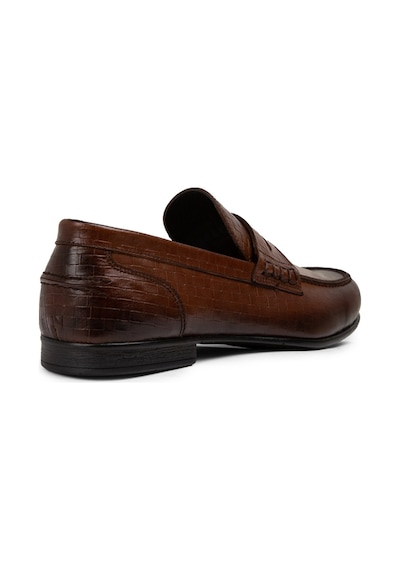 Deery Hakiki Deri Taba Rengi Erkek Loafer Ayakkabı - 01978mtbac03 Taba