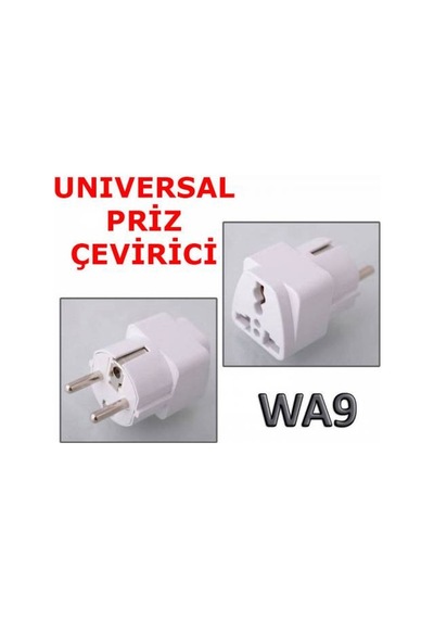Amerikan İngiliz Türk Fiş Priz Dönüştürücü Topraklı 220 Volt Fiş
