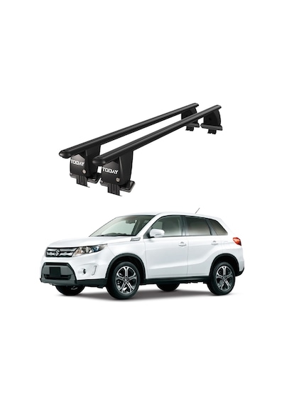 Royal Suzuki Vitara 2015 Ve Sonrası Uyumlu Siyah Ara Atkı Port Bagaj Tavan Barı