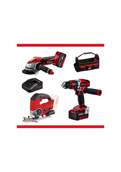 Einhell TE-TK 18'li Kit (AG+CD+JS) Akülü Combo Set – 4257236