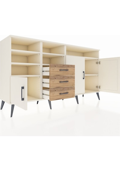 Hyperion Konsol 7 Raflı 3 Çekmeceli 3 Kapaklı 176x44x99 Aytaşı-ay Aytaşı-aytaşı/çam Hyperion Konsol 7 Raflı 3 Çekmeceli 3 Kapaklı 176x44x99 Aytaşı-ay Aytaşı-aytaşı/çam
