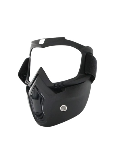 Prosev Motosiklet Kask Maskesi Ve Gözlüğü Mkm Gümüş