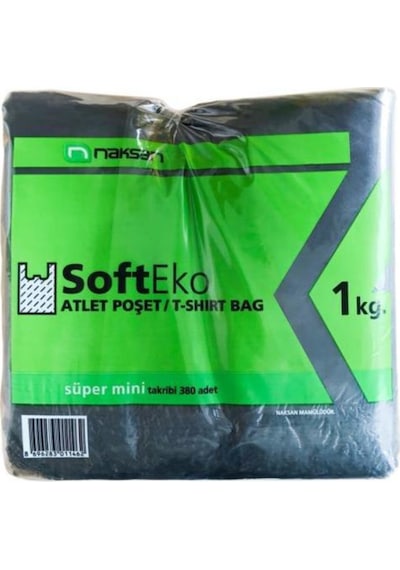 Naksan Siyah Atlet Poşet Mini Boy 5 Kg