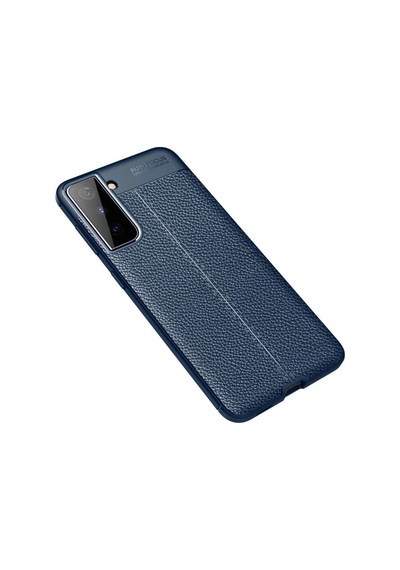 Tedar Samsung Galaxy Uyumlu S21 Kılıf Auto Focus Kapak - Lacivert Najmaddin Standart