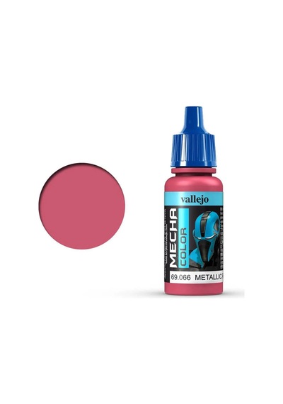 17 Ml. Metallic Red Mecha Color Serisi Maket Boyası, Vallejo 69066 Standart