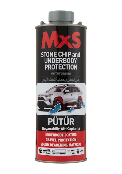 Mxs Gri Pütür Boyanabilir Alt Kaplama 1 Kg - Boyanabilir Araç Altı Koruma