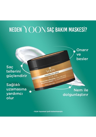 2'li Vegan Tuzsuz Şampuan & Saç Bakım Maskesi 250ml, Hyaluronik Asit, Keratin, Kolajen Ve Biotin İçerikli Besleyici Diğer