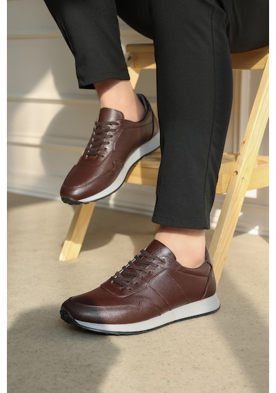 Fast Step Hakiki Deri Erkek Casual Ayakkabı 951ma071trm Kahve