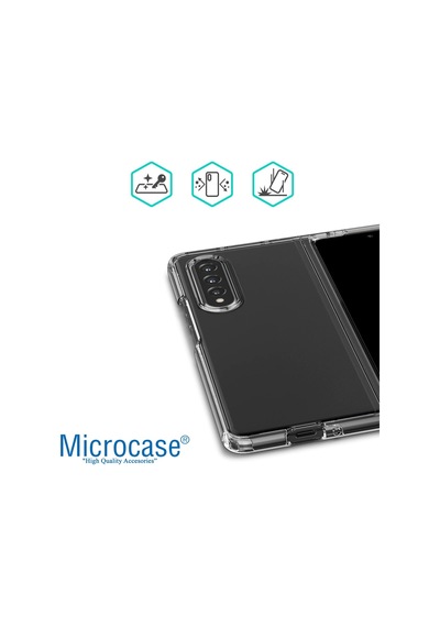Samsung Uyumlu Galaxy Z Fold4 Sert Kristal Kapak Kilif - Seffaf Al3155 561023173