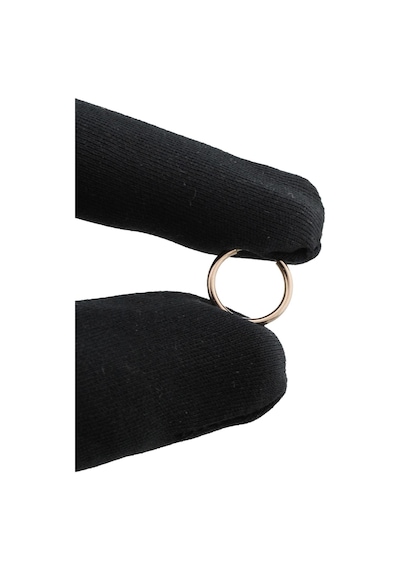 Pembe Altın Minik Halka Küpe Rose Gold - Çap: 1.5cm Pembe Altın