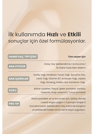 Matsu Professional Shape 9 Durulanmayan Şekillendirici Saç Bakım Kremi 250ml