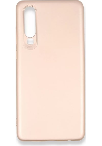 Newface Huawei P30 Kılıf First Silikon - Rose Gold Pembe