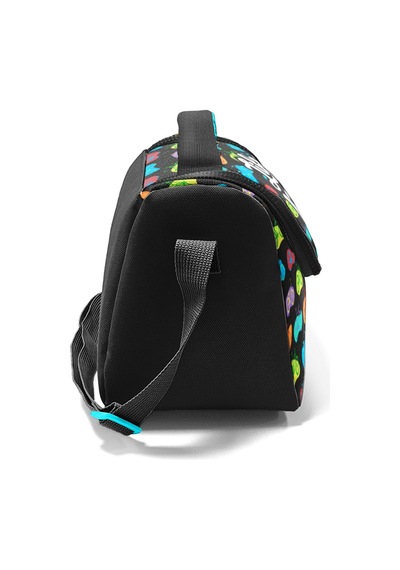 Coral High Kids Siyah Renkli Bisiklet Desenli Thermo Beslenme Çantası 37143 Siyah