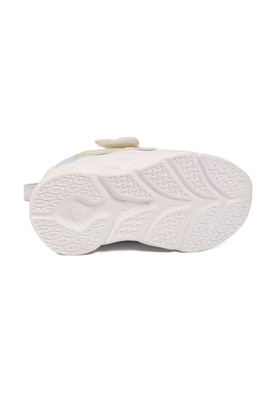 Cool Lila Cırtlı Işıklı Anatomik Bebek Spor Ayakkabı Sneaker Aria B