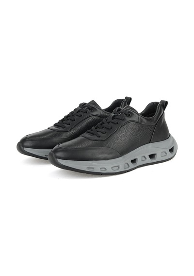 Ziya, Erkek Hakiki Deri Sneaker 1611053z1801 Siyah 1611053z1801 000
