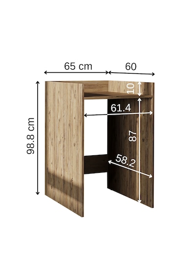 Çamaşır Kurutma Makinesi Dolabı Kapaksız Banyo Dolabı 65 Cm Atl Atlantik Çam Çamaşır Kurutma Makinesi Dolabı Kapaksız Banyo Dolabı 65 Cm Atl Atlantik Çam