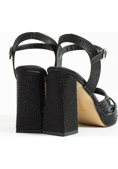 Dabab Shoes Lumera Kadın Siyah Taşlı 11cm Platform Topuklu Çapraz Bantlı Abiye Sandalet Ayakkabı Dabab Shoes Lumera Kadın Siyah Taşlı 11cm Platform Topuklu Çapraz Bantlı Abiye Sandalet Ayakkabı