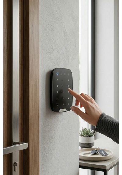 Ajax Keypad Kablosuz Dokunmatik Şifre Paneli Akıllı Ev Ve İş Yeri Alarm Klavyesi
