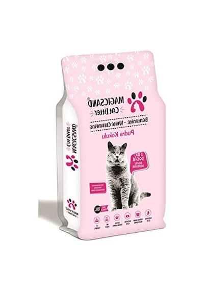 10 Litrelik İnce Taneli Pudralı Kedi Kumu, Magic Sand