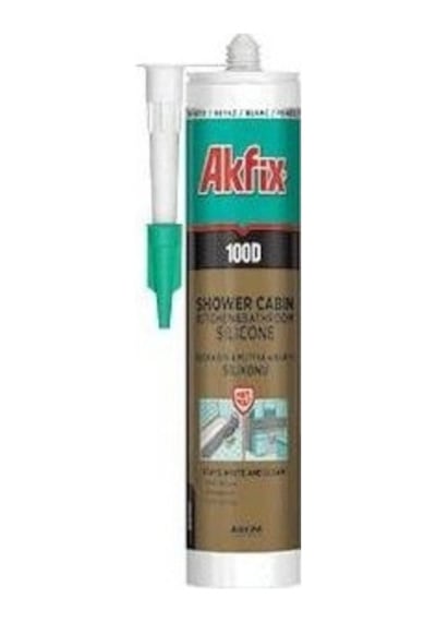 Akfix Silikon Duşa Kabin Banyo Beyaz 310 Ml