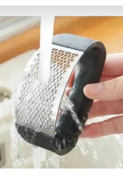 Sarımsak Ezici Presi Pratik Doğrama Aleti Hızlı Ve Kolay Sarımsak Hazırlama Aracı Siyah