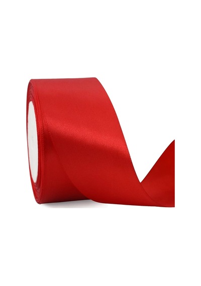 Saten Kurdele Kırmızı 3 Cm 10 Metre - 691735383 Diğer