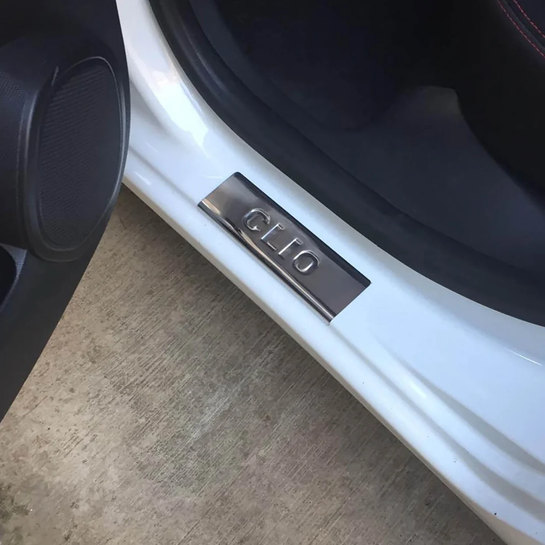 Renault Clio Kapı Eşiği 4 Parça - Krom 2006 Ve Sonrası, Hb/sw