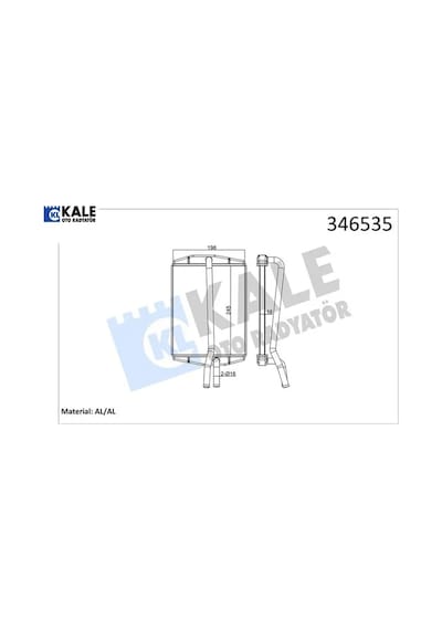 Kalorifer Radyatörü Brazing Ka 96-08 Fıesta Iv 95-02 Puma 97-02 1.3-1.6 247x198x22 Kale Radyatör 1011670/ 1113626