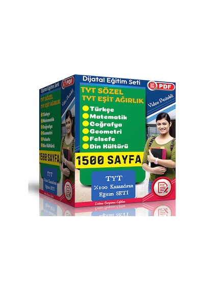 TYT Dijital Eğitim Seti (1200 PDF Sayfası)