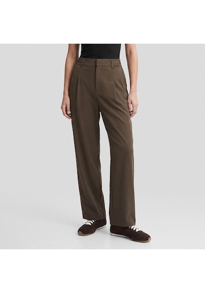 Qua Home Amara Kadın Wide Leg Pantolon Kahverengi Çok Renkli