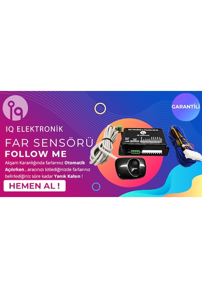Far Sensoru Follow Me 2In1 Akıllı Far Sensörü Modülü Iq