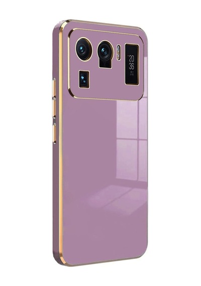 Xiaomi Mi 11 Ultra Uyumlu Kılıf Volet Silikon - Mor