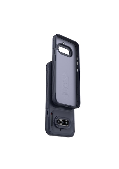 Nothing Phone 4a Kılıf Kamera Korumalı Darbe Emici Esnek Tpu Oyuklu Arka Yüzey Tasarımlı Pürüzsüz Silikon Lacivert