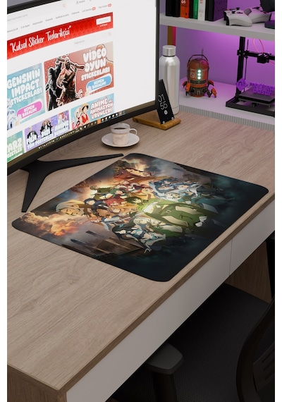 The Rising Of The Shield Hero Dikişli Kauçuk Oyuncu Mousepad V2 - 48x40 Xl Gaming Mouse Pad