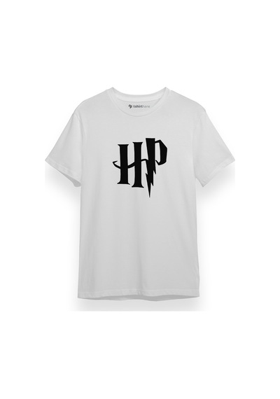 Hp Logo Beyaz Kısa Kol Erkek Tshirt 001