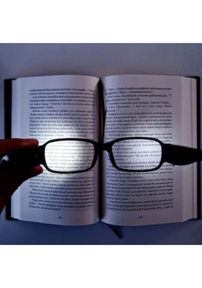 Kitap Okuma Gözlüğü Led Işıklı Camsız Okuma Gözlüğü
