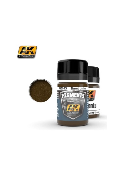 35 Ml.burnt Umber Pigment, Ak Interactive 143 Standart