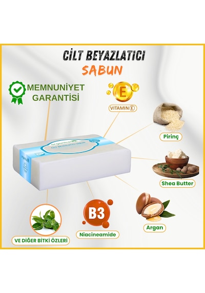 Organicsun Doğal Cilt Beyazlatıcı Sabun 3 x 140 G