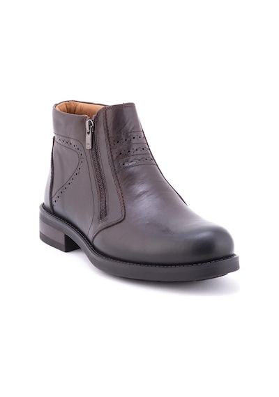 Forelli Pıel 36255-h Kahve Erkek Kışlık Deri Comfort Bot 001