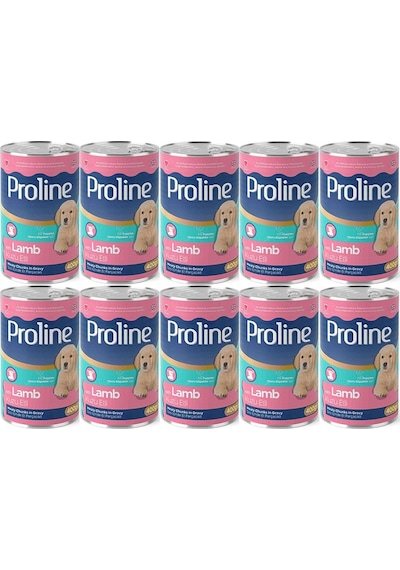 Pro Line Kuzu Etli Yavru Köpek Konservesi 10 x 400 G