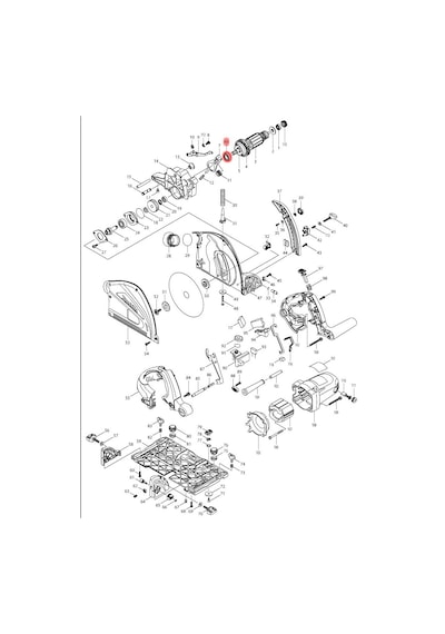 Makita SP6000J Rulman 6001 Ürün Kodu 211131-2