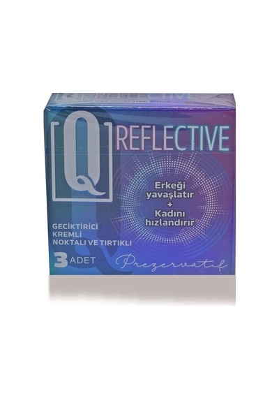 Q Kondom Reflective 3'lü