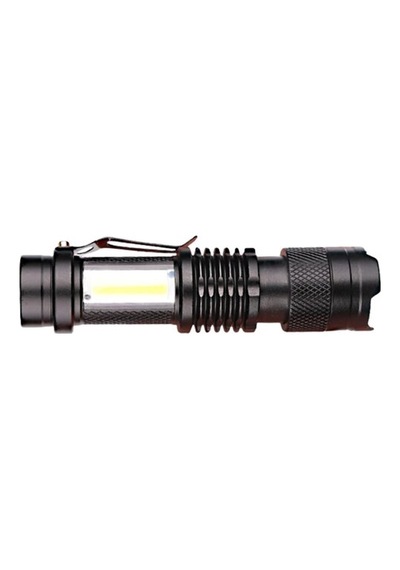 Şarjlı Led El Feneri - 14500 Pil Dahil 4 Işık Modu Mini Boy Diğer