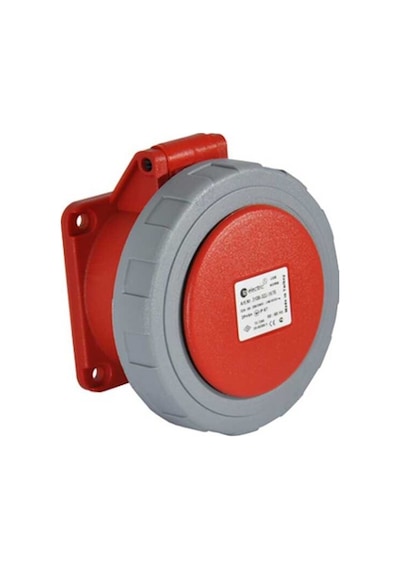 Tp Electric 3127-322-1675 4x32a Ip67-makine Prizi Düz 75x75